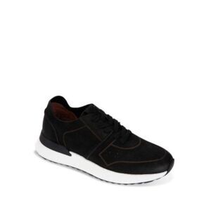 GENTLE SOULS KENNETH COLE Mens Black Laurence Wedge Athletic Sneakers Shoes 10